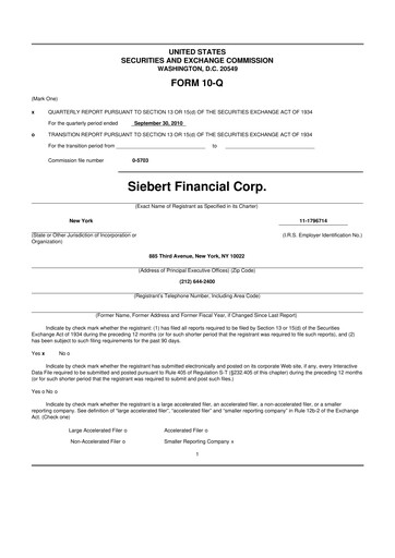 Thumbnail Siebert Financial 10-Q Quarterly Report FY 