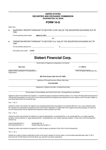 Thumbnail Siebert Financial 10-Q Quarterly Report FY 