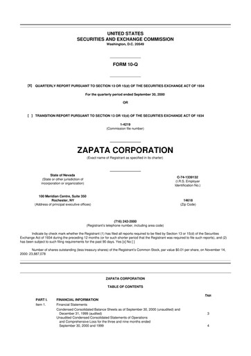 Thumbnail Spectrum Brands
 10-Q Quarterly Report FY 