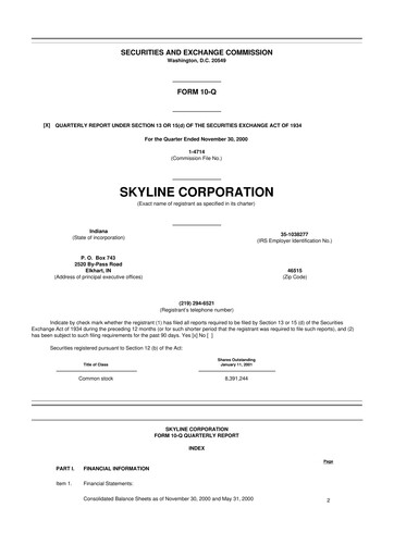 Miniature Champion Homes 10-Q Rapport trimestriel  