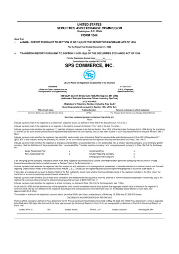 Thumbnail SPS Commerce
 10-K Annual Report 2025