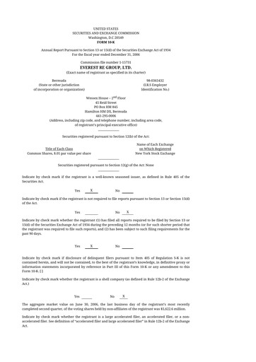 Thumbnail Everest Group 10-K Annual Report 