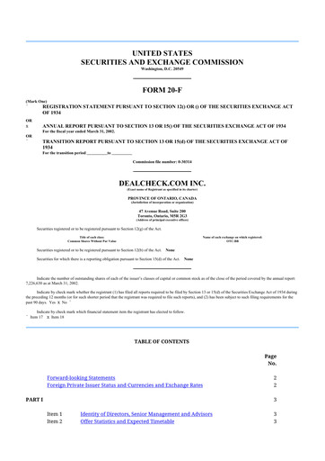 Thumbnail Portage Biotech 20-F Annual Report 