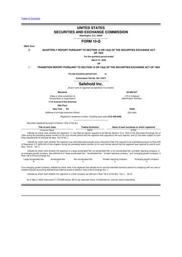 Thumbnail Safehold
 10-Q Quarterly Report FY2025 