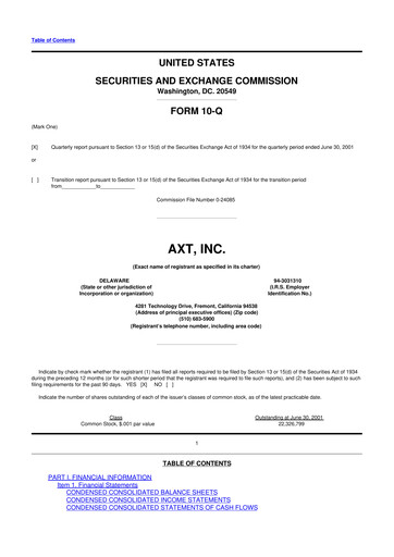 Thumbnail AXT Inc
 10-Q Quarterly Report FY 