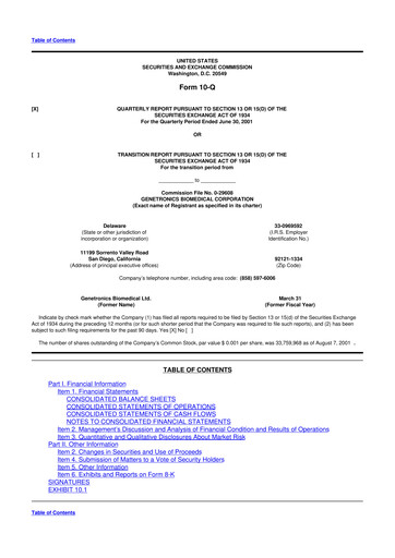 Vorschaubild Inovio Pharmaceuticals 10-Q Quartalsbericht  