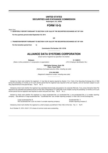 Thumbnail Bread Financial 10-Q Quarterly Report FY 