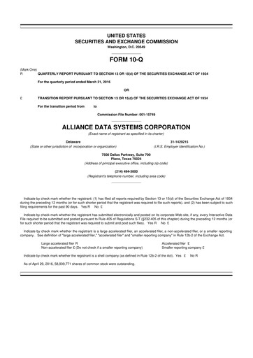 Thumbnail Bread Financial 10-Q Quarterly Report FY 