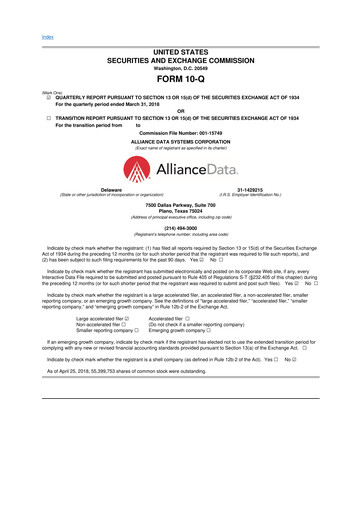 Thumbnail Bread Financial 10-Q Quarterly Report FY 