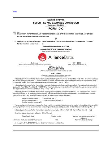 Thumbnail Bread Financial 10-Q Quarterly Report FY 