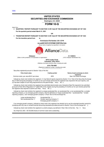 Thumbnail Bread Financial 10-Q Quarterly Report FY 