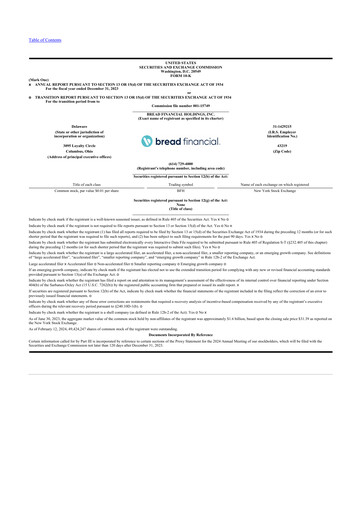 Thumbnail Bread Financial 10-K Annual Report 2023