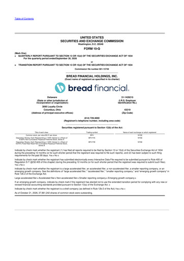 Thumbnail Bread Financial 10-Q Quarterly Report FY2026 Q3