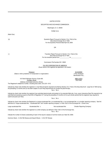 Thumbnail Oil-Dri Corporation Of America
 10-Q Quarterly Report FY 