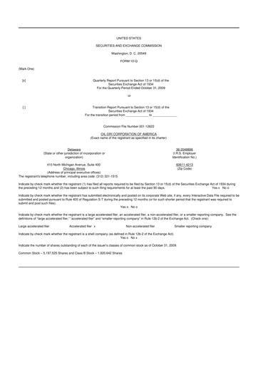 Thumbnail Oil-Dri Corporation Of America
 10-Q Quarterly Report FY 