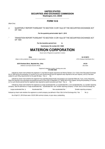 Thumbnail Materion
 10-Q Quarterly Report FY2016 