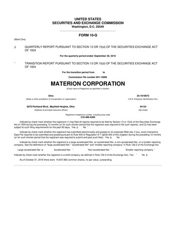 Thumbnail Materion
 10-Q Quarterly Report FY2016 