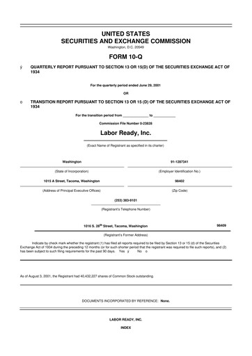 Thumbnail TrueBlue 10-Q Quarterly Report FY 