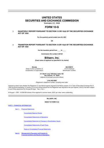 Vorschaubild Usio 10-Q Quartalsbericht  