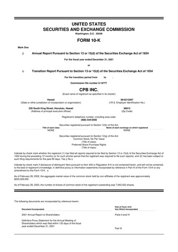 Thumbnail Central Pacific Financial 10-K Annual Report 