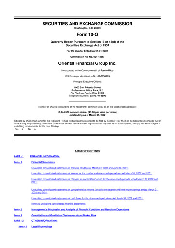Thumbnail OFG Bancorp
 10-Q Quarterly Report FY 