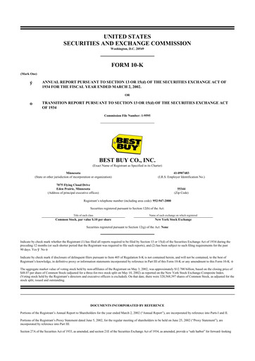 Thumbnail Best Buy 10-K Annual Report 