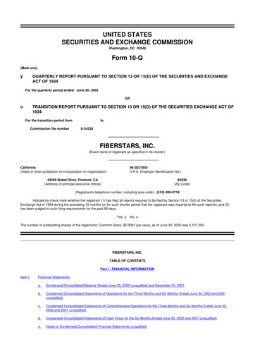 Thumbnail Energy Focus 10-Q Quarterly Report FY 