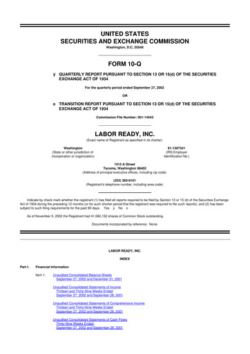 Thumbnail TrueBlue 10-Q Quarterly Report FY 