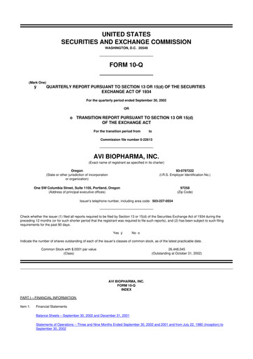 Thumbnail Sarepta Therapeutics
 10-Q Quarterly Report FY 