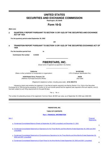 Thumbnail Energy Focus 10-Q Quarterly Report FY 