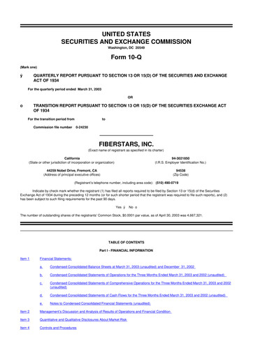 Thumbnail Energy Focus 10-Q Quarterly Report FY 