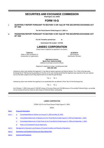 Thumbnail Lifecore Biomedical 10-Q Quarterly Report FY 