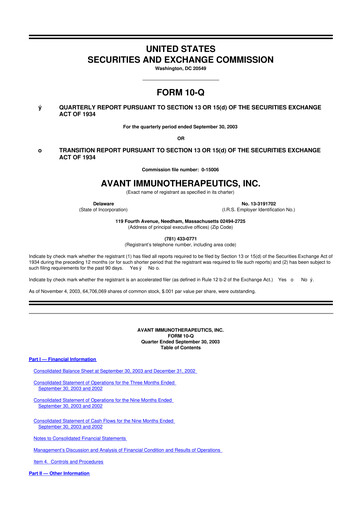 Thumbnail Celldex Therapeutics 10-Q Quarterly Report FY 