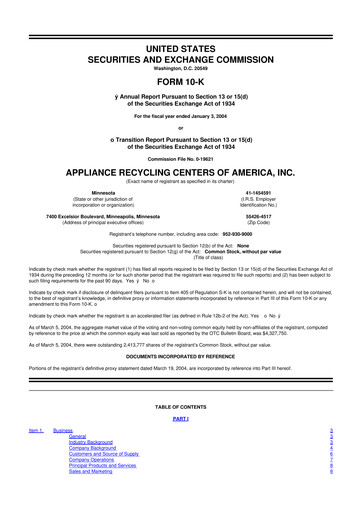 Miniature ALT5 Sigma 10-K Rapport annuel 