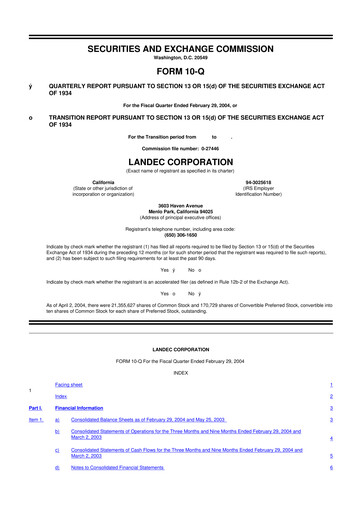 Thumbnail Lifecore Biomedical 10-Q Quarterly Report FY 