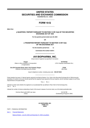 Thumbnail Sarepta Therapeutics
 10-Q Quarterly Report FY 