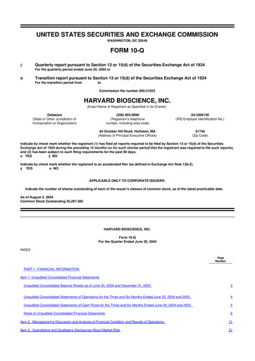 Thumbnail Harvard Bioscience 10-Q Quarterly Report FY 