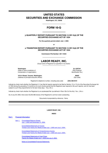 Thumbnail TrueBlue 10-Q Quarterly Report FY 