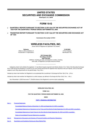 Thumbnail Kratos Defense & Security Solutions 10-Q Quarterly Report FY 