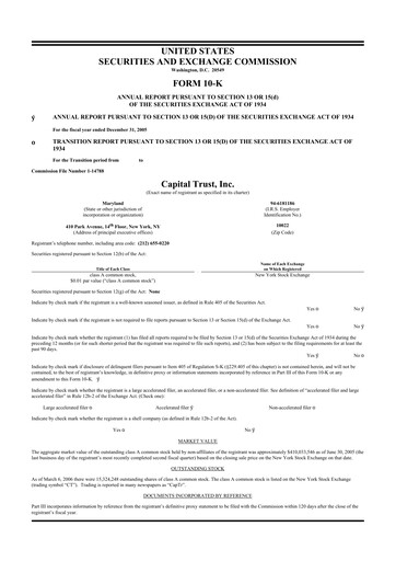 Thumbnail Blackstone Mortgage Trust
 10-K Annual Report 