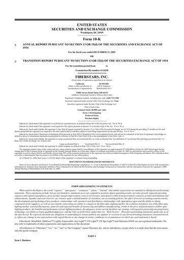 Thumbnail Energy Focus 10-K Annual Report 