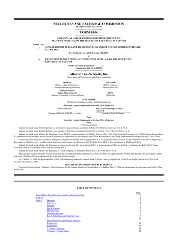Thumbnail ATN International 10-K Annual Report 