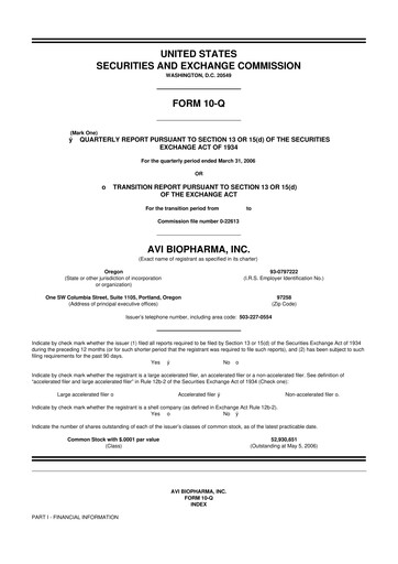 Thumbnail Sarepta Therapeutics
 10-Q Quarterly Report FY 