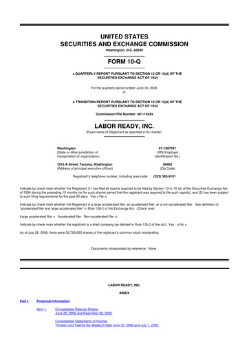 Thumbnail TrueBlue 10-Q Quarterly Report FY 