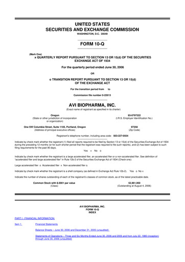 Thumbnail Sarepta Therapeutics
 10-Q Quarterly Report FY 