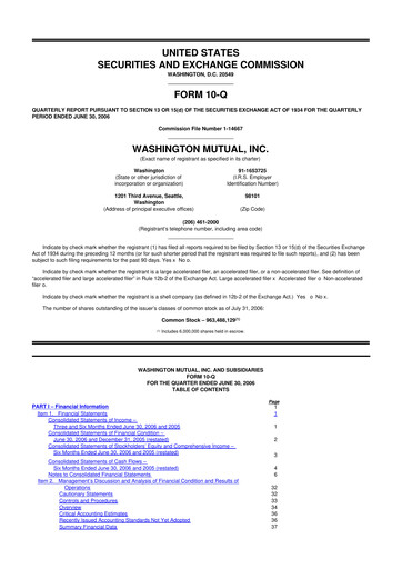 Miniature Mr. Cooper Group 10-Q Rapport trimestriel  