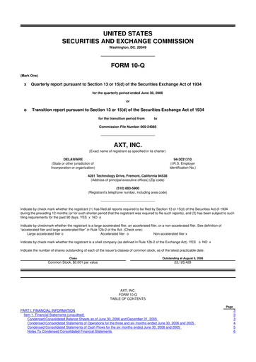 Thumbnail AXT Inc
 10-Q Quarterly Report FY 