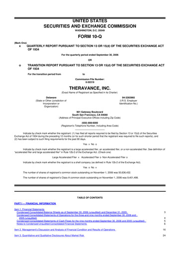 Thumbnail Innoviva 10-Q Quarterly Report FY 