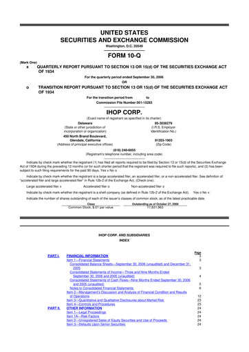 Thumbnail Dine Brands Global 10-Q Quarterly Report FY 