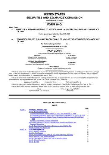 Thumbnail Dine Brands Global 10-Q Quarterly Report FY 